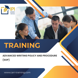TRAINING ADVANCED WRITING POLICY AND PROCEDURE (SOP)