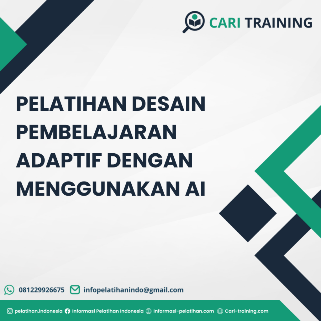 PELATIHAN DESAIN PEMBELAJARAN ADAPTIF DENGAN MENGGUNAKAN AI