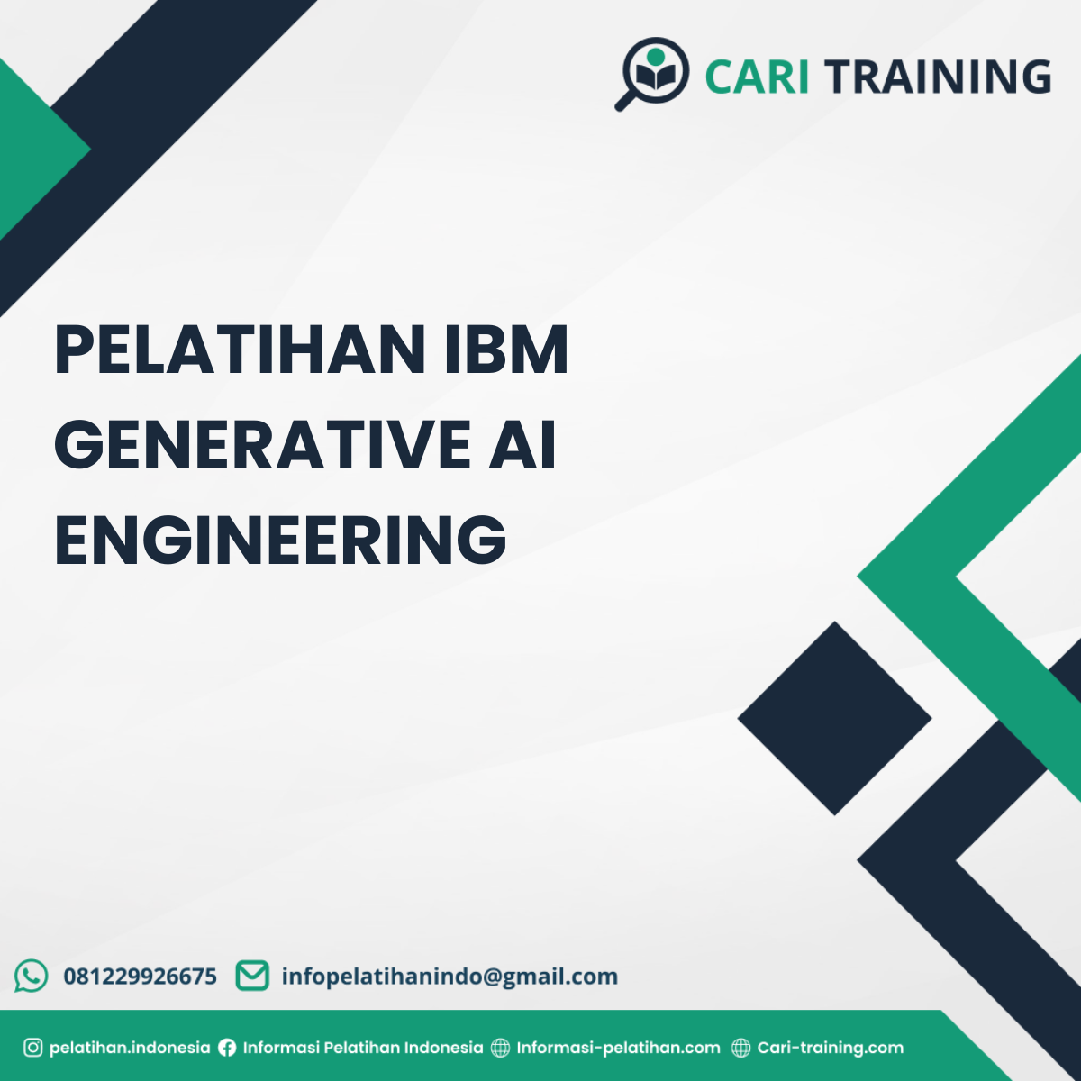 PELATIHAN IBM GENERATIVE AI ENGINEERING | Pusat Informasi Training ...