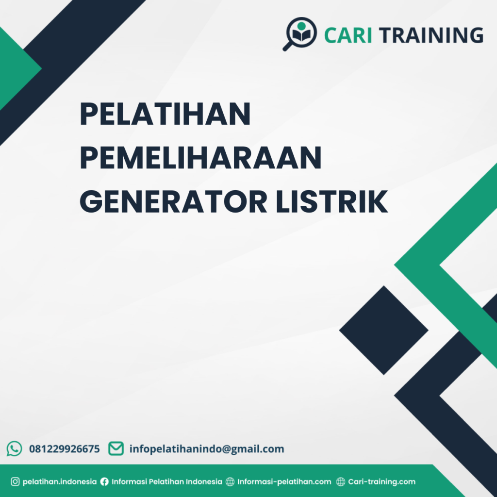 PELATIHAN PEMELIHARAAN GENERATOR LISTRIK