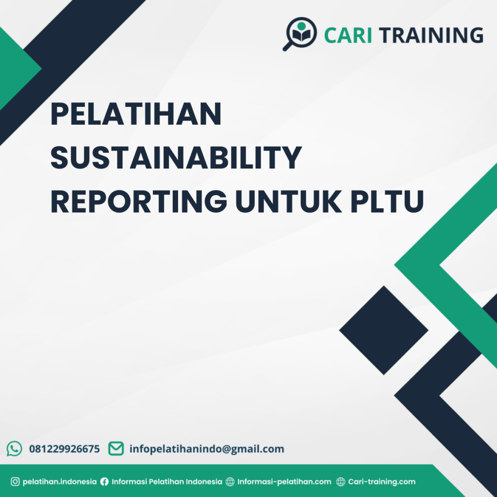 PELATIHAN SUSTAINABILITY REPORTING UNTUK PLTU