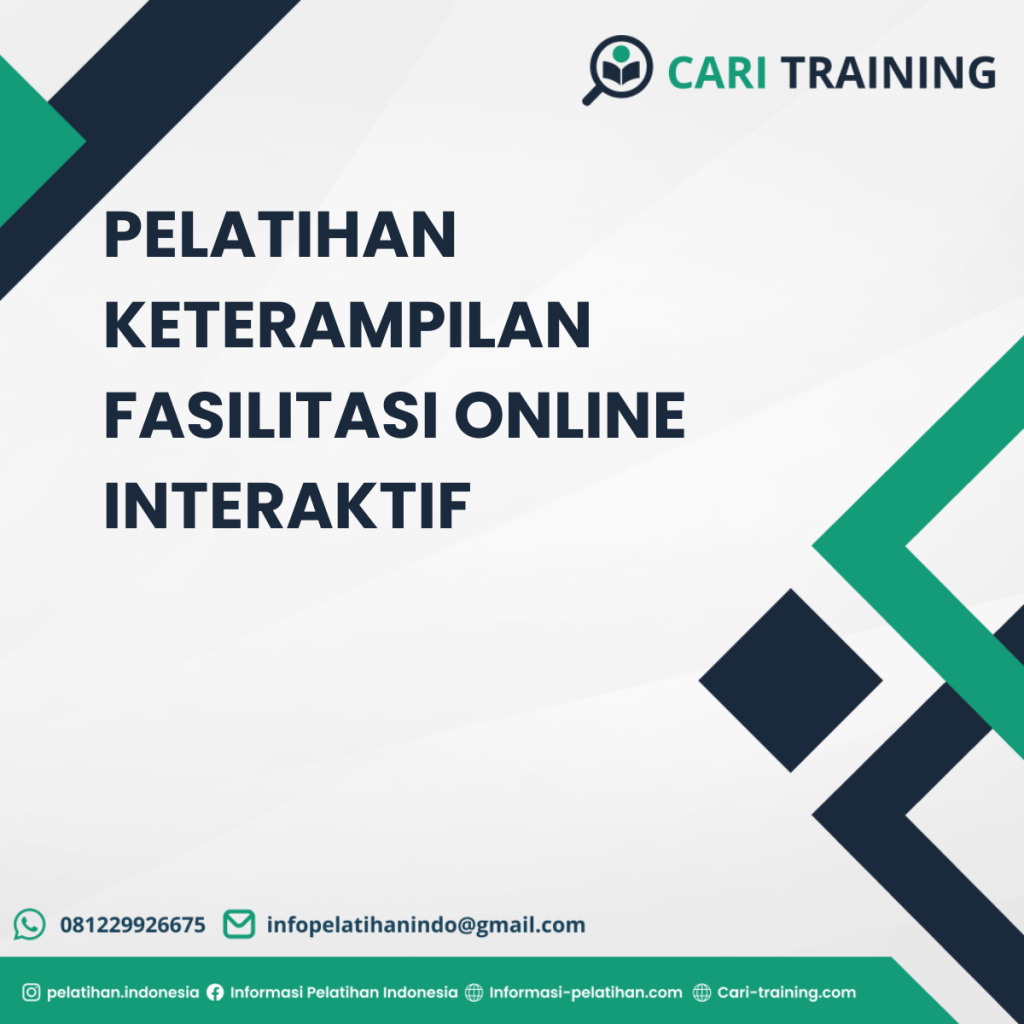 PELATIHAN KETERAMPILAN FASILITASI ONLINE INTERAKTIF