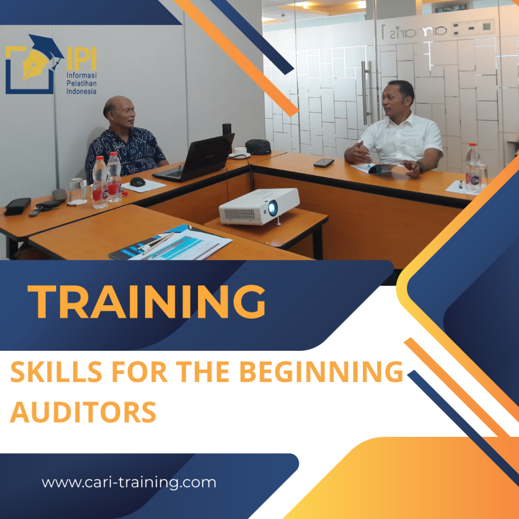 TRAINING SKILLS FOR THE BEGINNING AUDITORS