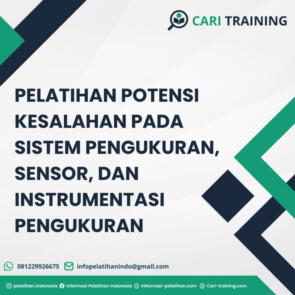 Pelatihan Potensi Kesalahan pada Sistem Pengukuran, Sensor, dan Instrumentasi Pengukuran