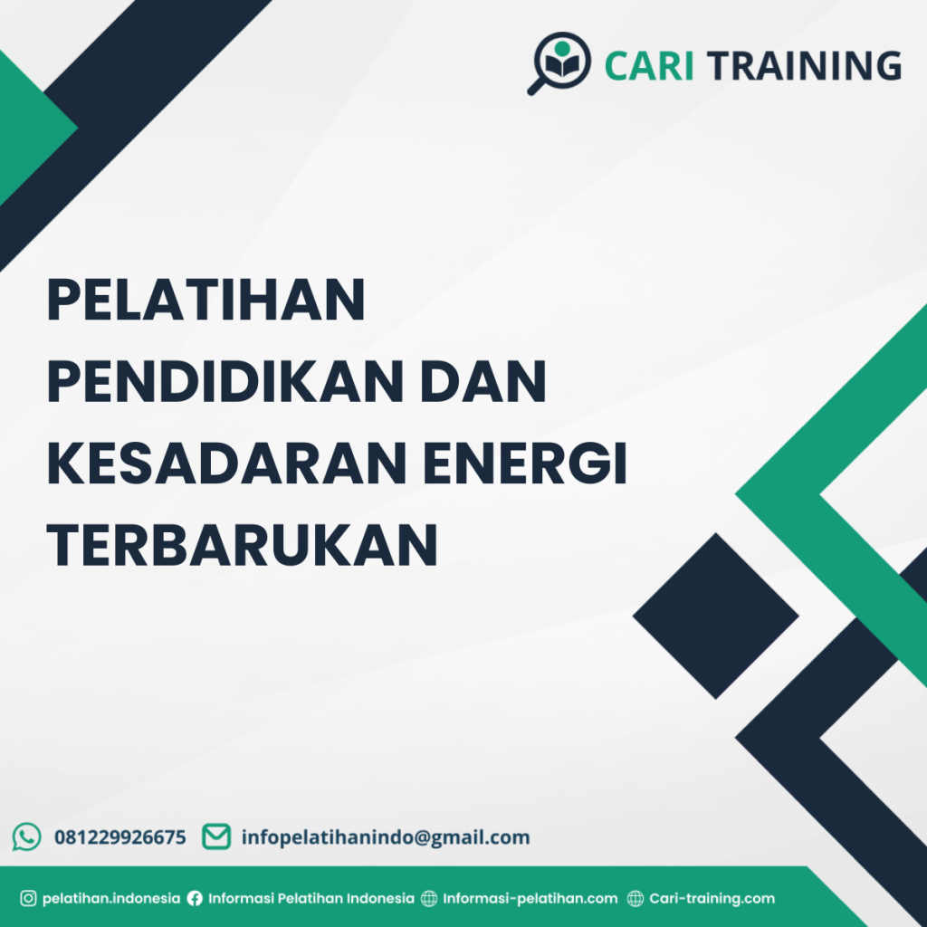 Pelatihan Pendidikan Dan Kesadaran Energi Terbarukan