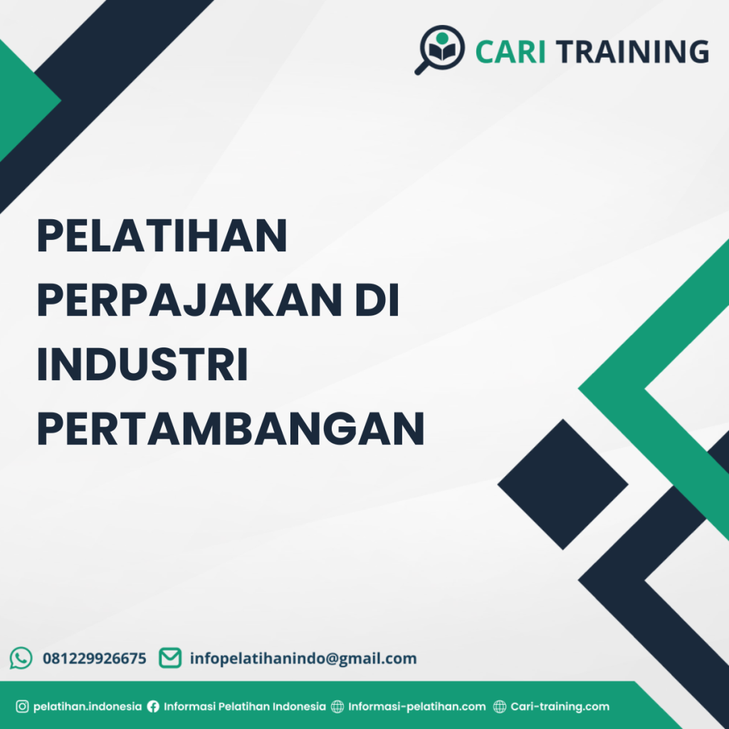 Pelatihan Perpajakan Di Industri Pertambangan