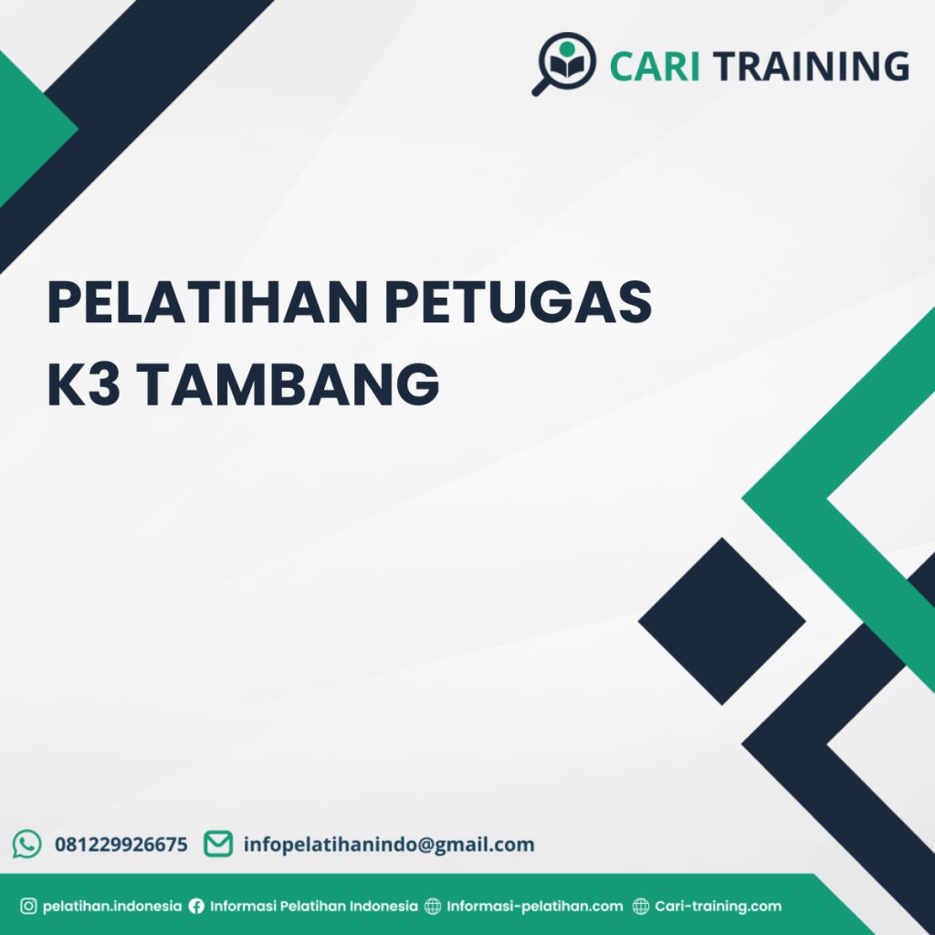 Pelatihan Petugas K3 Tambang