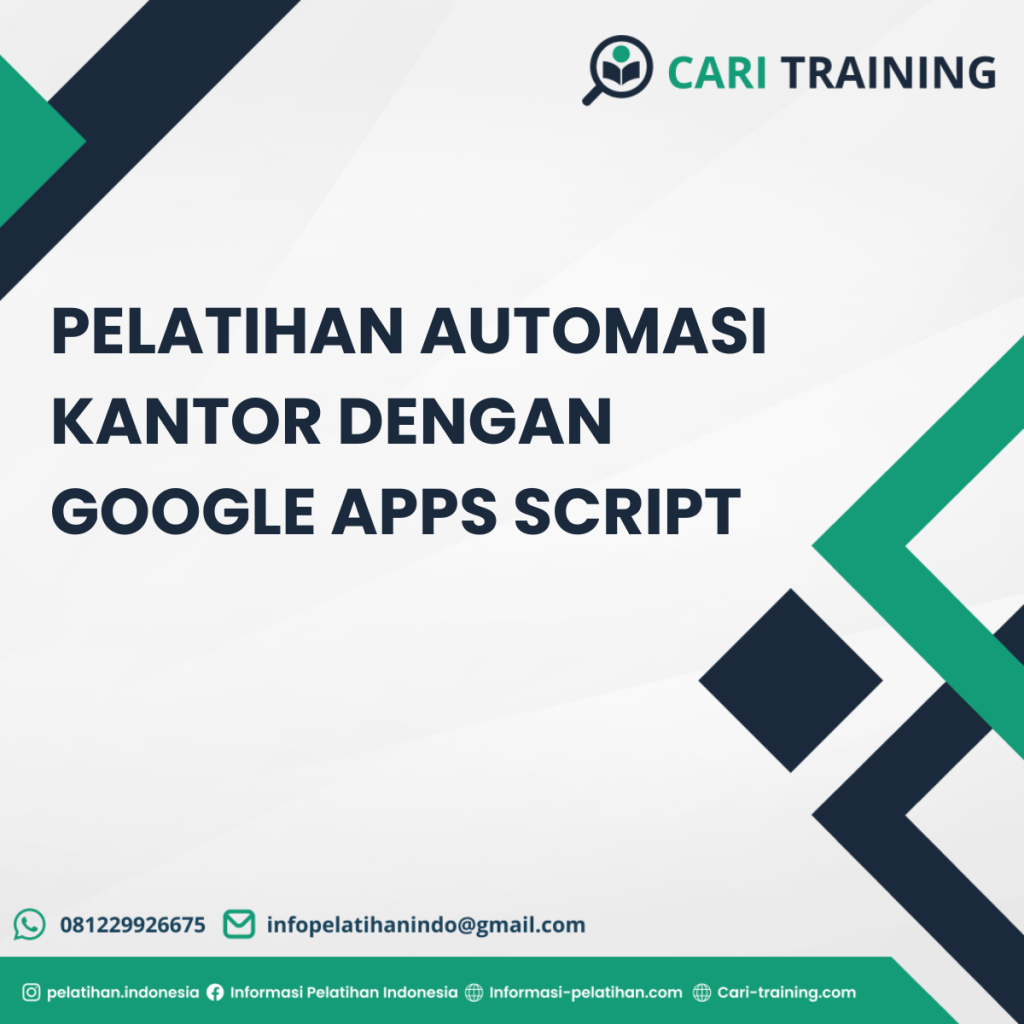 PELATIHAN AUTOMASI KANTOR DENGAN GOOGLE APPS SCRIPT