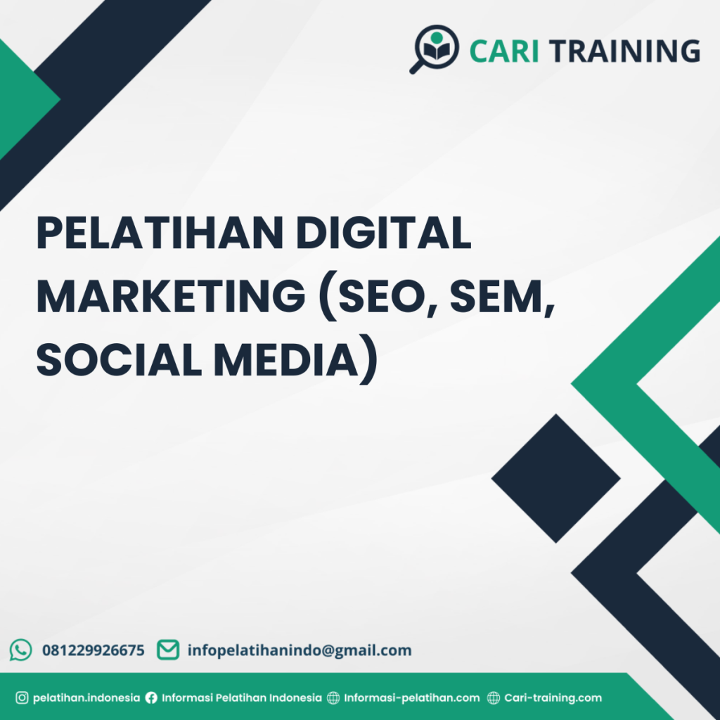 PELATIHAN DIGITAL MARKETING (SEO, SEM, SOCIAL MEDIA)