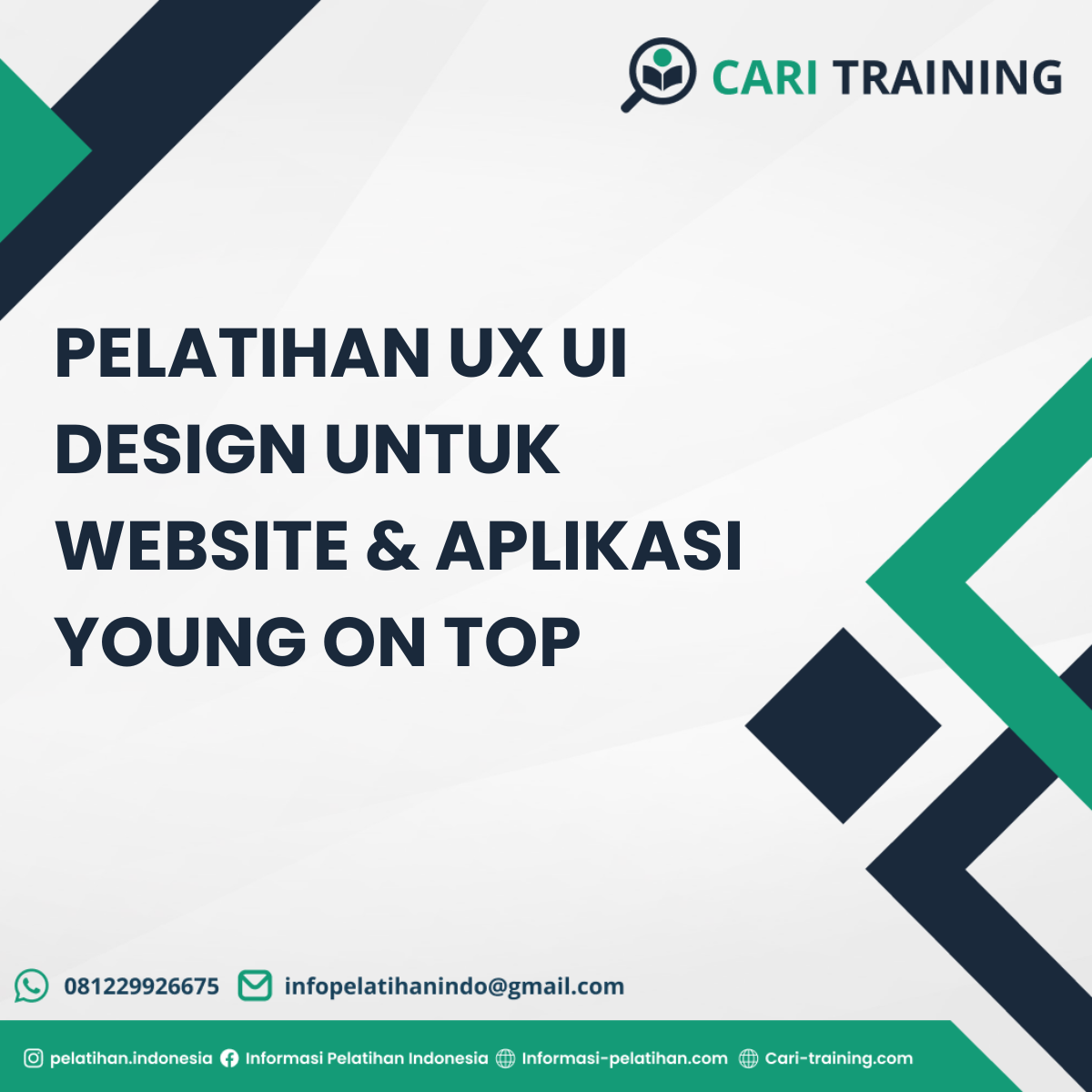 PELATIHAN UX UI DESIGN UNTUK WEBSITE & APLIKASI YOUNG ON TOP | Pusat ...