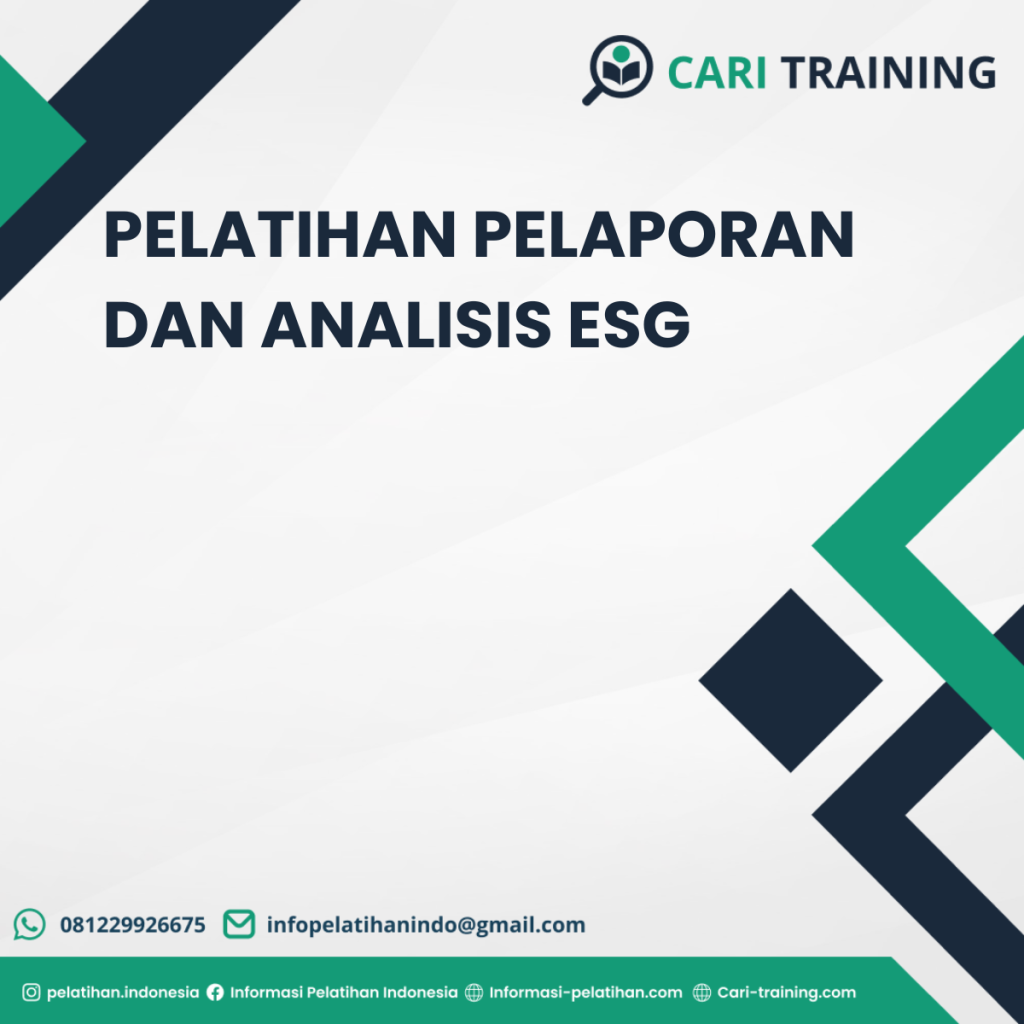 PELATIHAN PELAPORAN DAN ANALISIS ESG