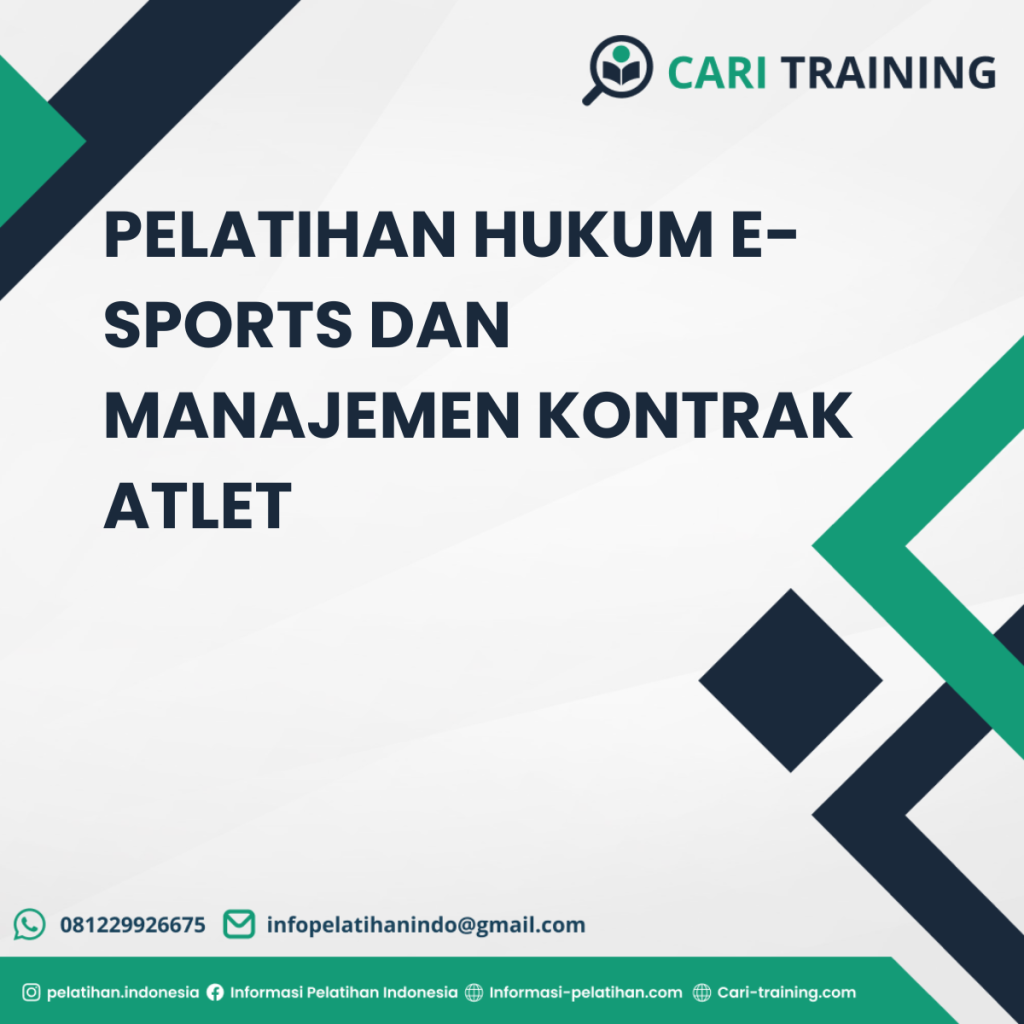 PELATIHAN HUKUM E-SPORTS DAN MANAJEMEN KONTRAK ATLET
