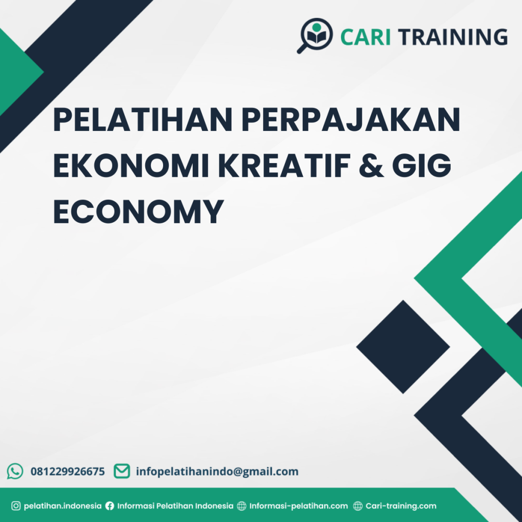 PELATIHAN PERPAJAKAN EKONOMI KREATIF & GIG ECONOMY