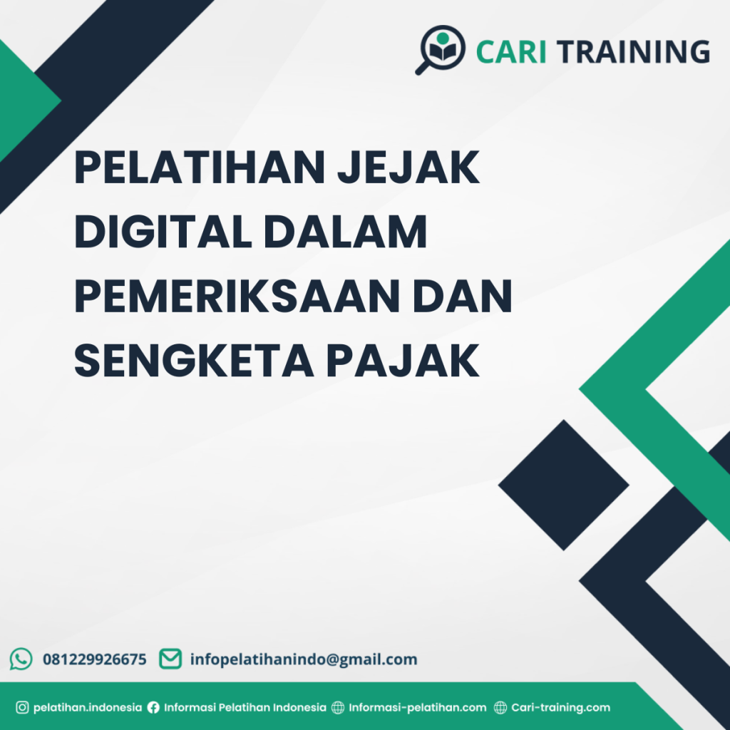 PELATIHAN JEJAK DIGITAL DALAM PEMERIKSAAN DAN SENGKETA PAJAK