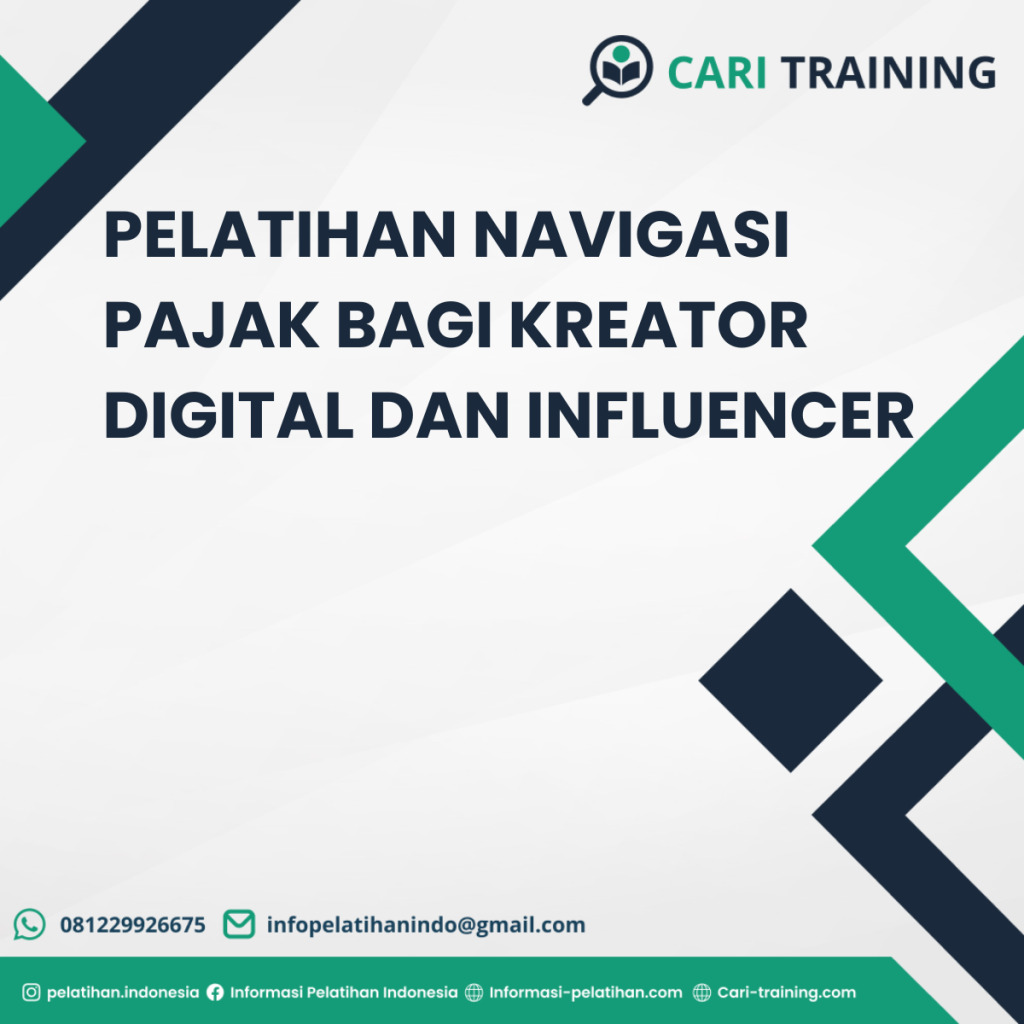 PELATIHAN NAVIGASI PAJAK BAGI KREATOR DIGITAL DAN INFLUENCER