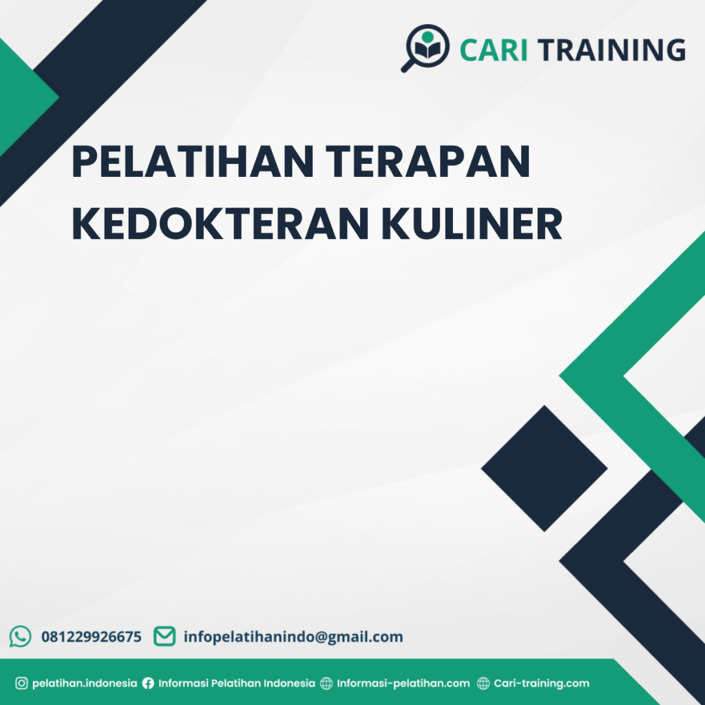 PELATIHAN TERAPAN KEDOKTERAN KULINER