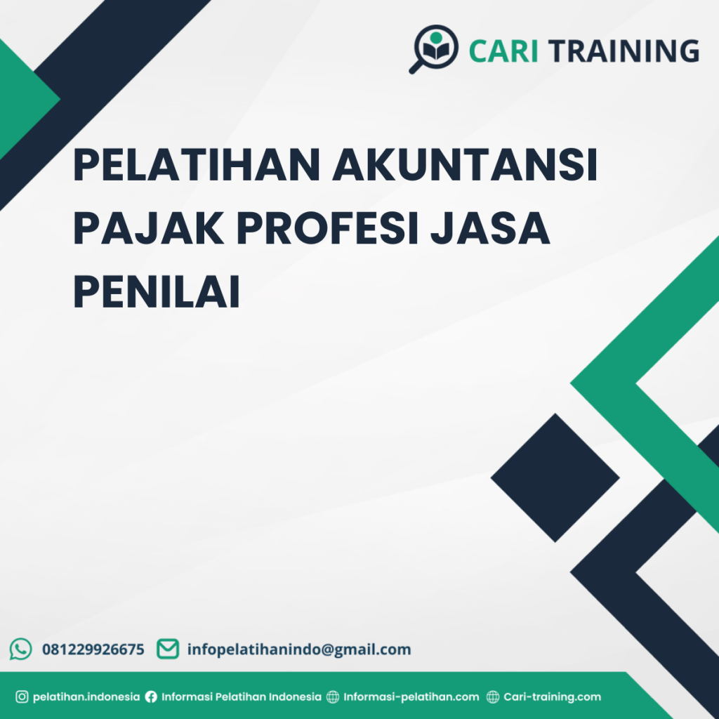 PELATIHAN AKUNTANSI PAJAK PROFESI JASA PENILAI