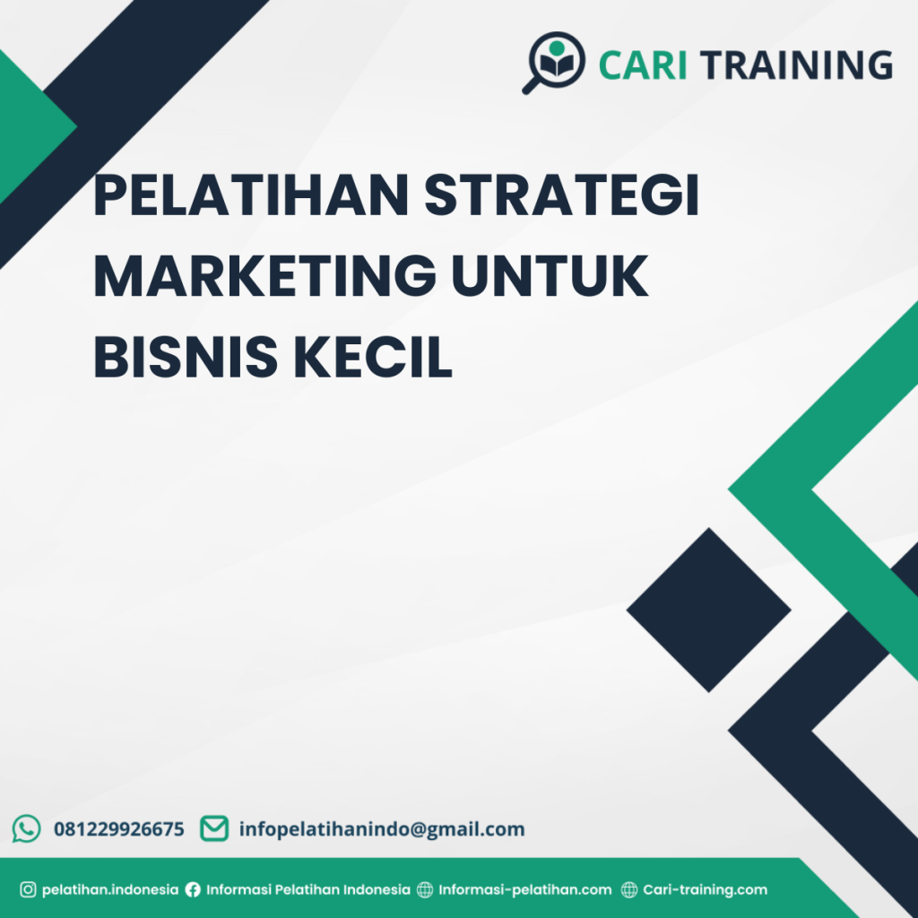 PELATIHAN STRATEGI MARKETING UNTUK BISNIS KECIL