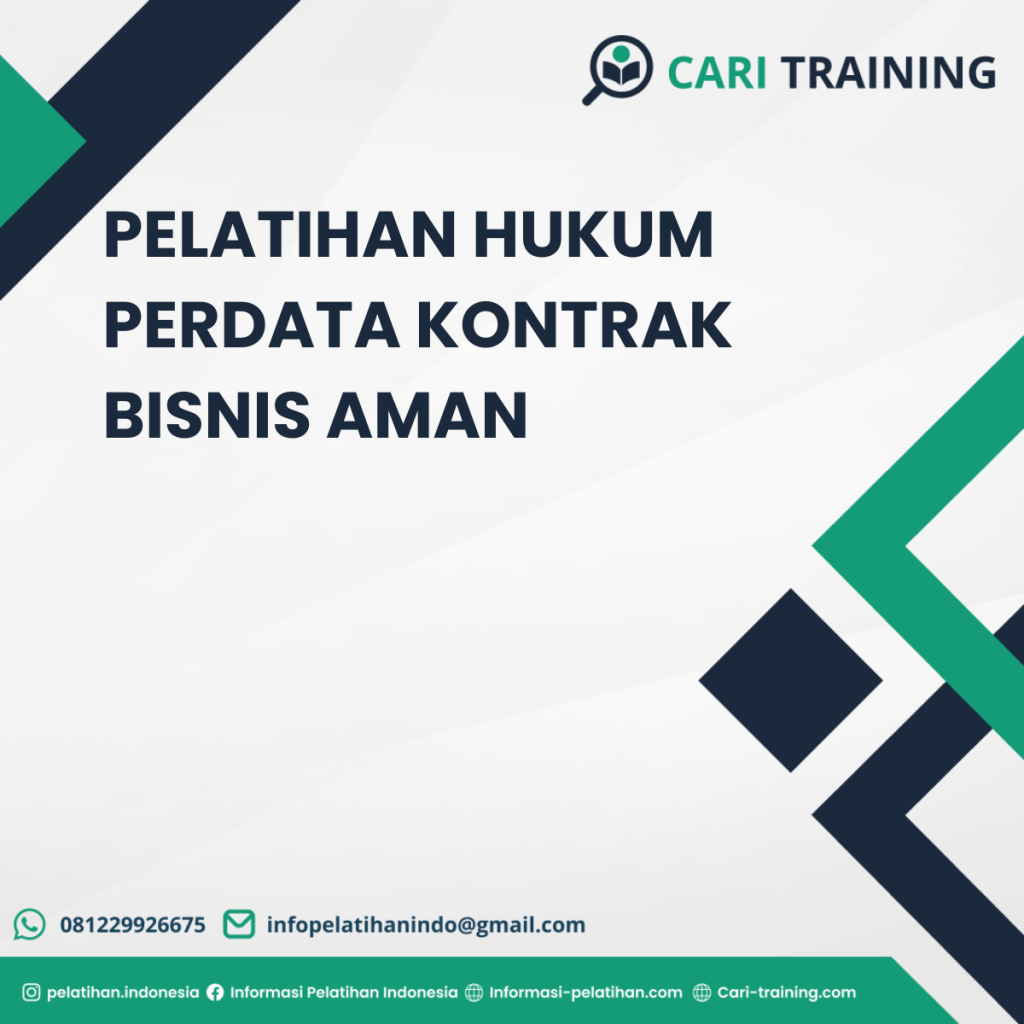 PELATIHAN HUKUM PERDATA KONTRAK BISNIS AMAN