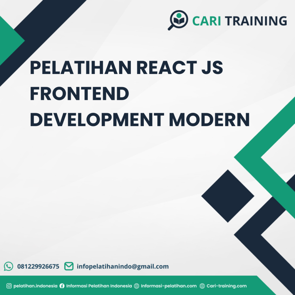 PELATIHAN REACT JS FRONTEND DEVELOPMENT MODERN