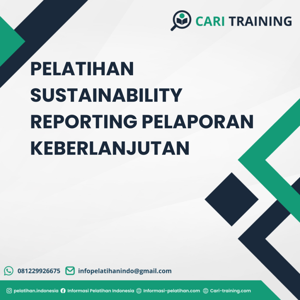 PELATIHAN SUSTAINABILITY REPORTING PELAPORAN KEBERLANJUTAN
