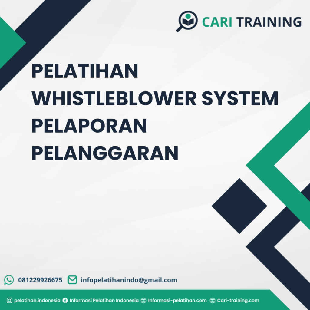 PELATIHAN WHISTLEBLOWER SYSTEM PELAPORAN PELANGGARAN