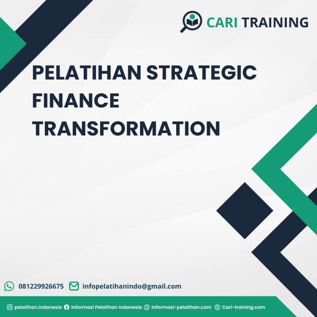 PELATIHAN STRATEGIC FINANCE TRANSFORMATION